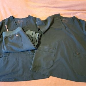 Figs caribbean blue set